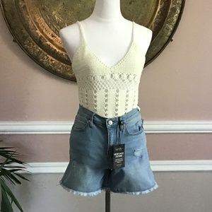 Poof crochet bodysuit